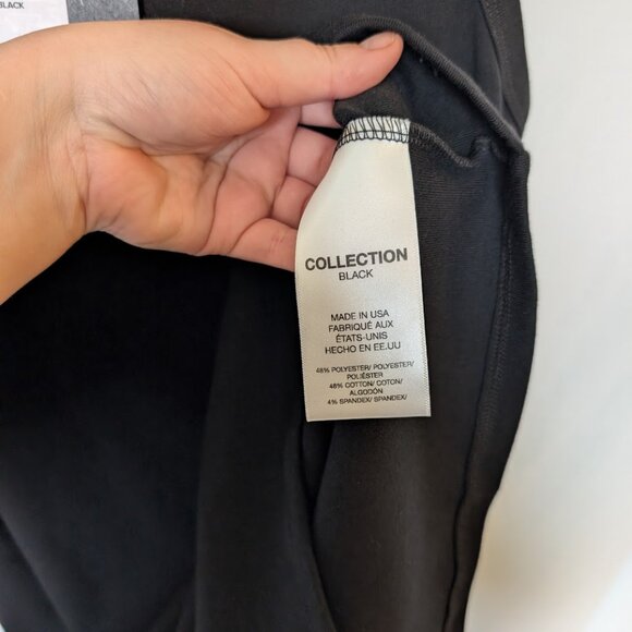 Joe's Jeans High Neck Mini Dress - Black Ribbed Knit, NWT Size M - Picture 4 of 8